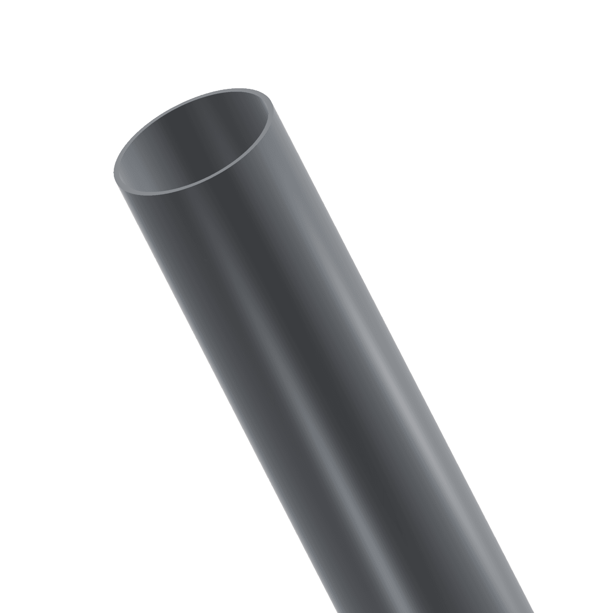 Odcinek rurowy HWR z utwardzaną powierzchnią - render 3D